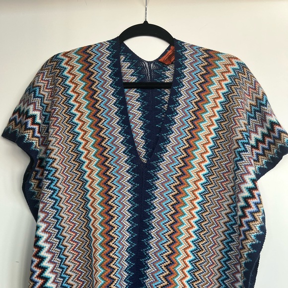 Missoni wool sweater poncho - Picture 4 of 10